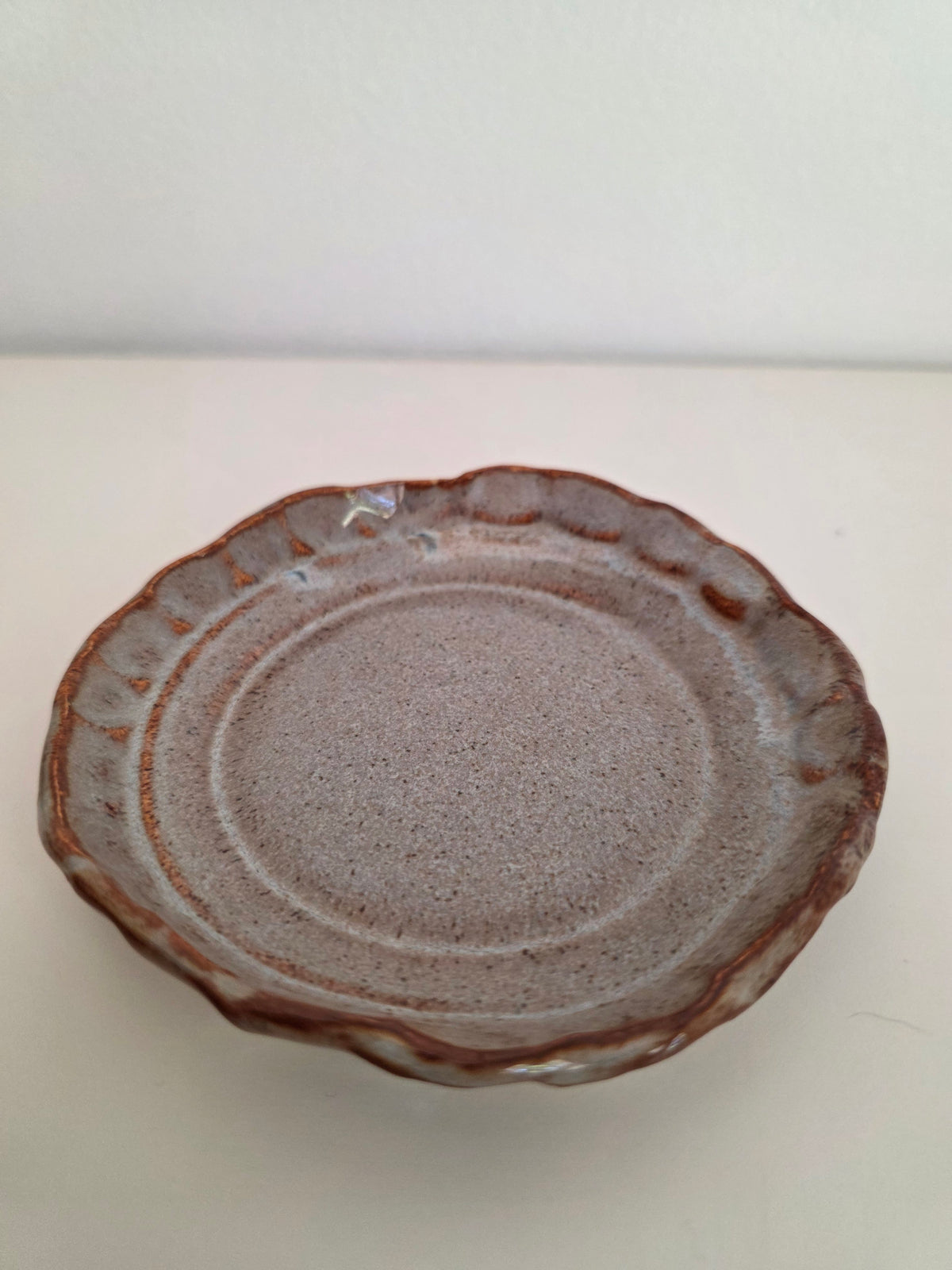 Trinket Dish with Pinched Edge