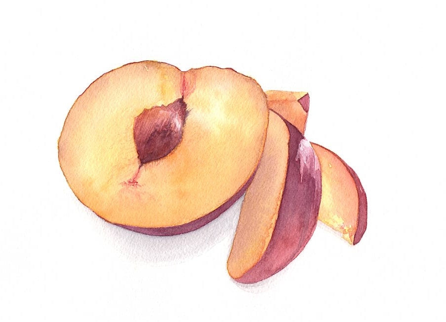 It's a Plum, Not a peach